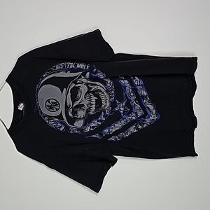 Metal Mulisha black and gray XL short sleeve shirt